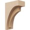 Ekena Millwork 3"W x 6"D x 9"H Classic Rivera Rough Cedar Woodgrain TimberThane Corbel, Primed Tan CORUR03X06X09RIVRCPR - alternate 1